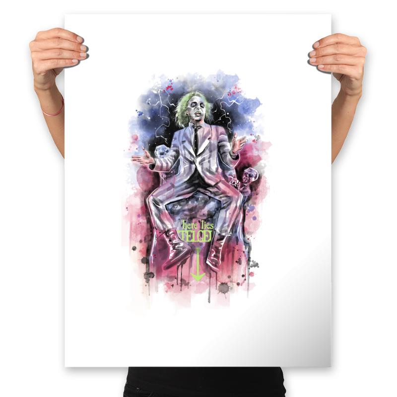 Beetlejuice Watercolor