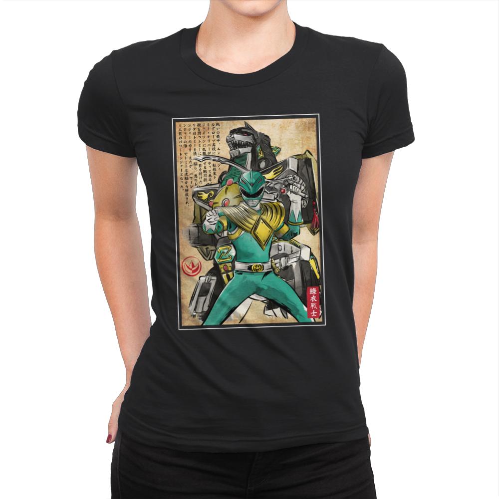Green Ranger Woodblock