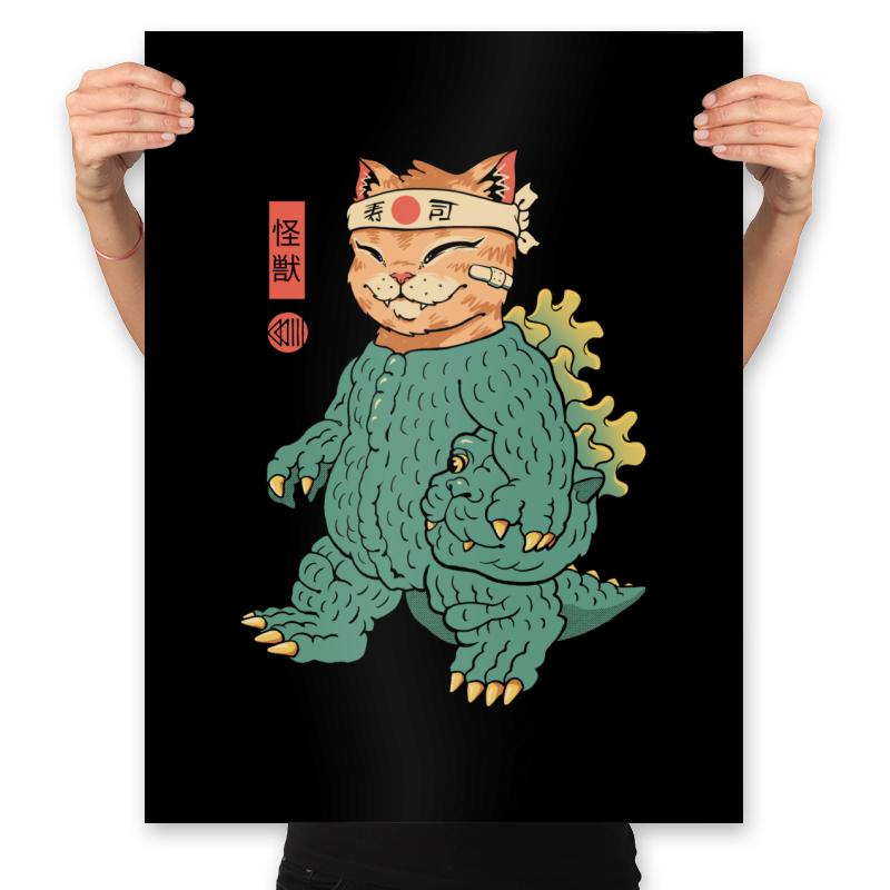 Unmasked Kaiju Meowster