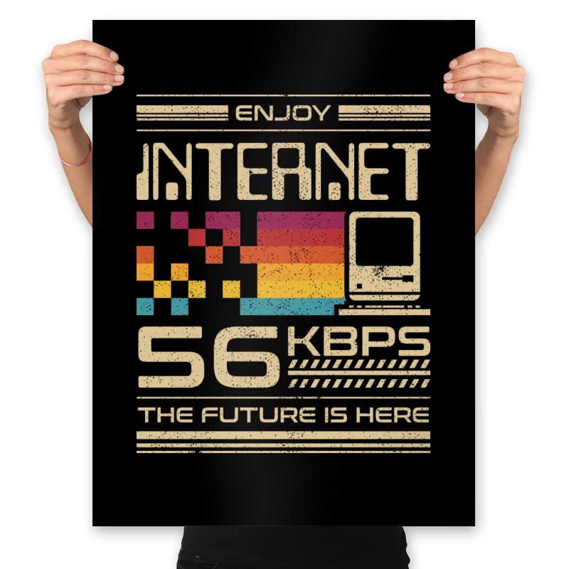 Enjoy Internet 56 Kbps - The Future is Here