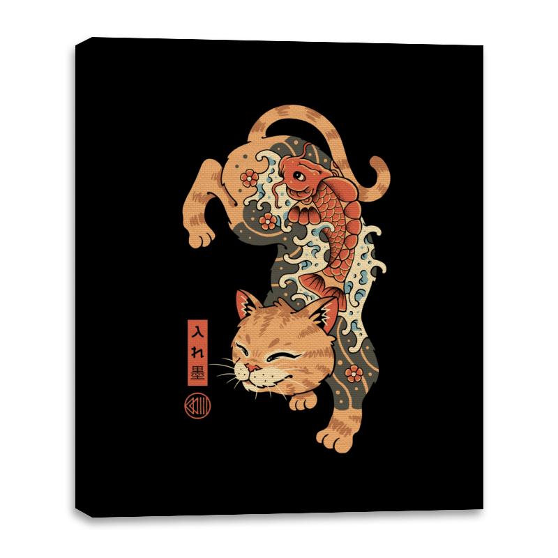 Koi Fish Cat Irezumi