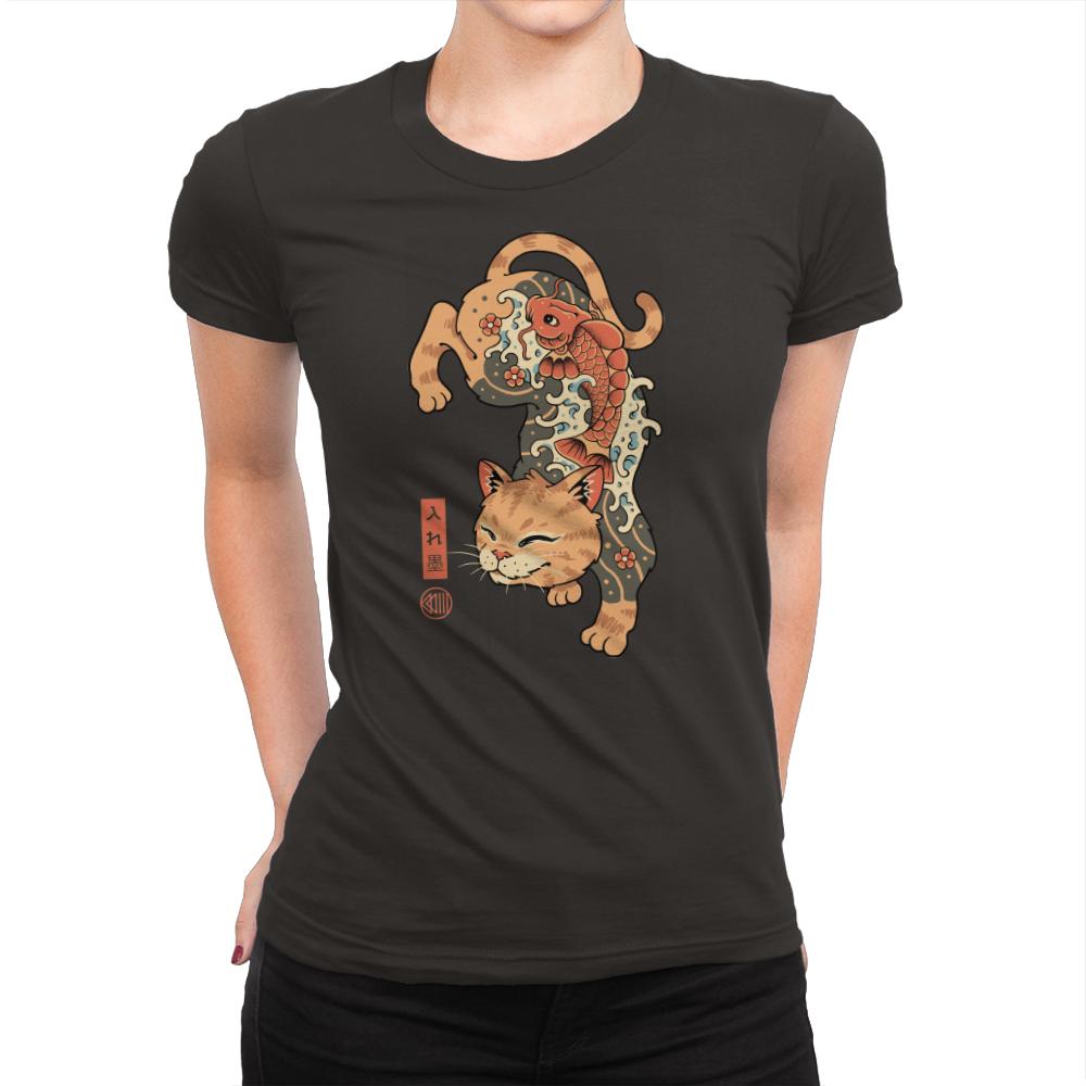 Koi Fish Cat Irezumi