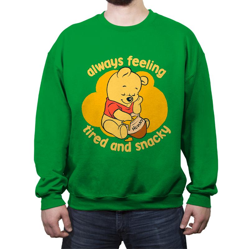 Cute Tired Snacky Bear