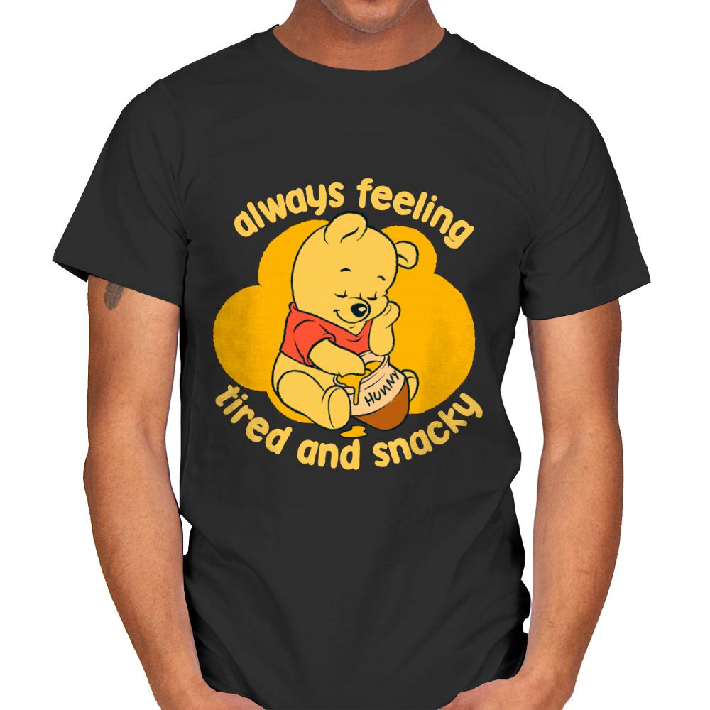 Cute Tired Snacky Bear