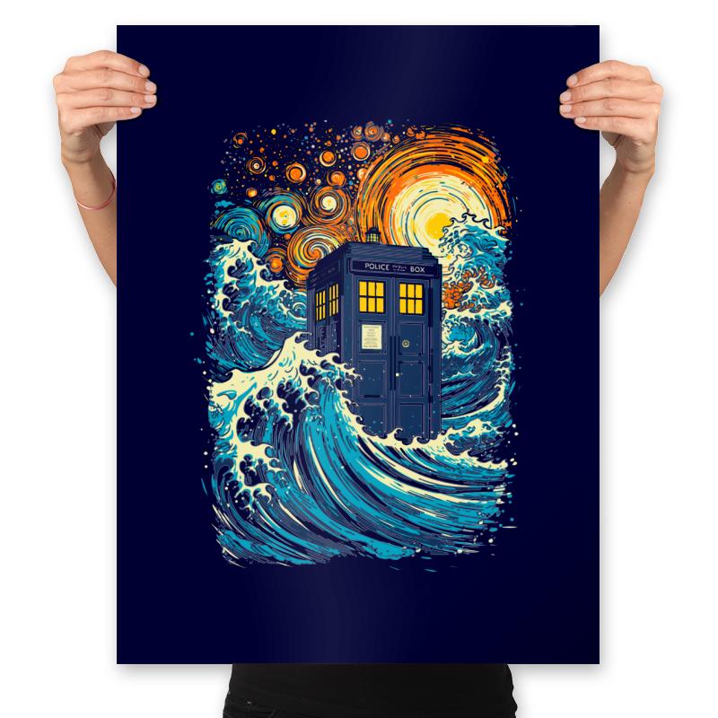 The Great Wave and The Tardis