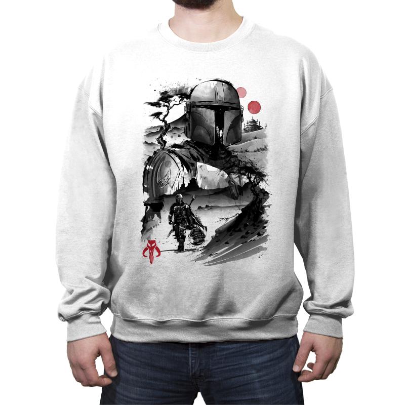 Bounty Hunter in the Desert Planet Sumi-e