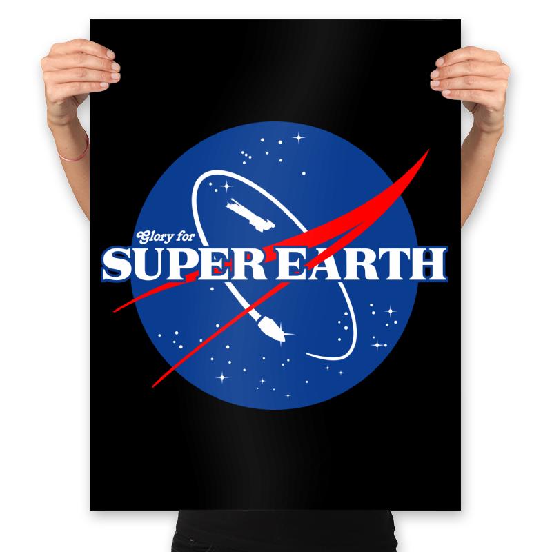 Glory for Super Earth