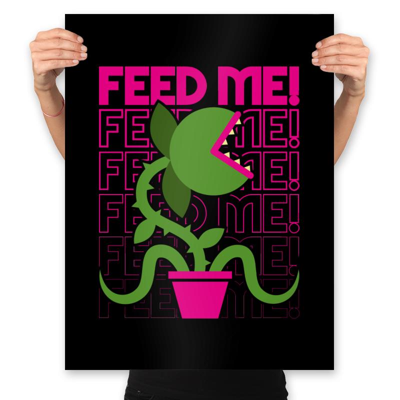 Feed Me! - 80s Movies Minimal Design