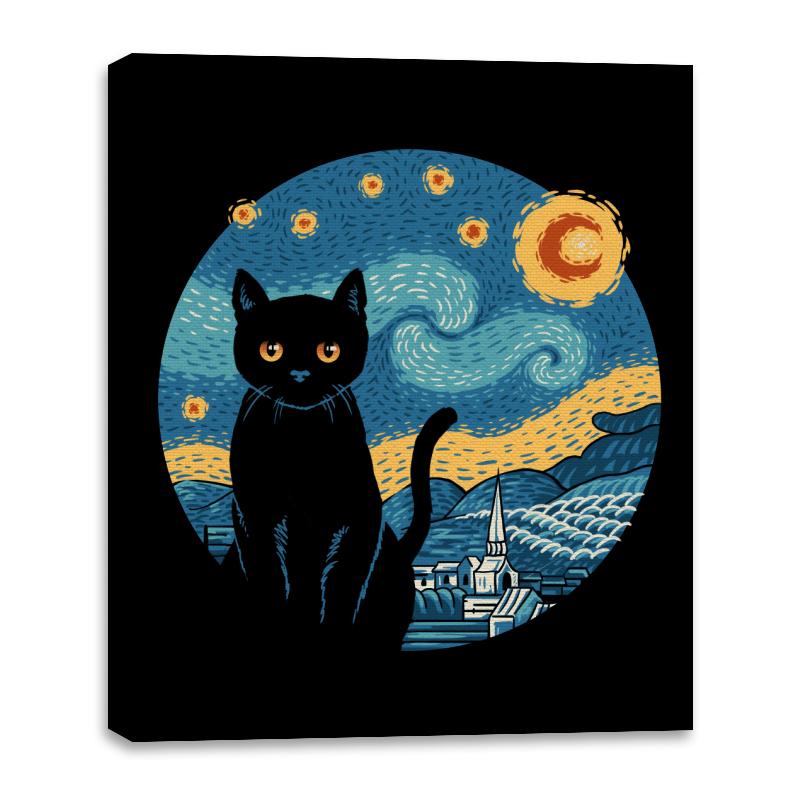 Purrfect Starry Night