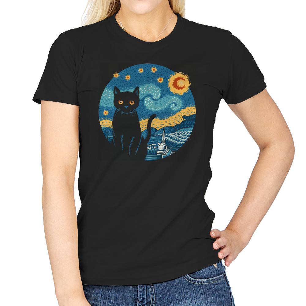 Purrfect Starry Night