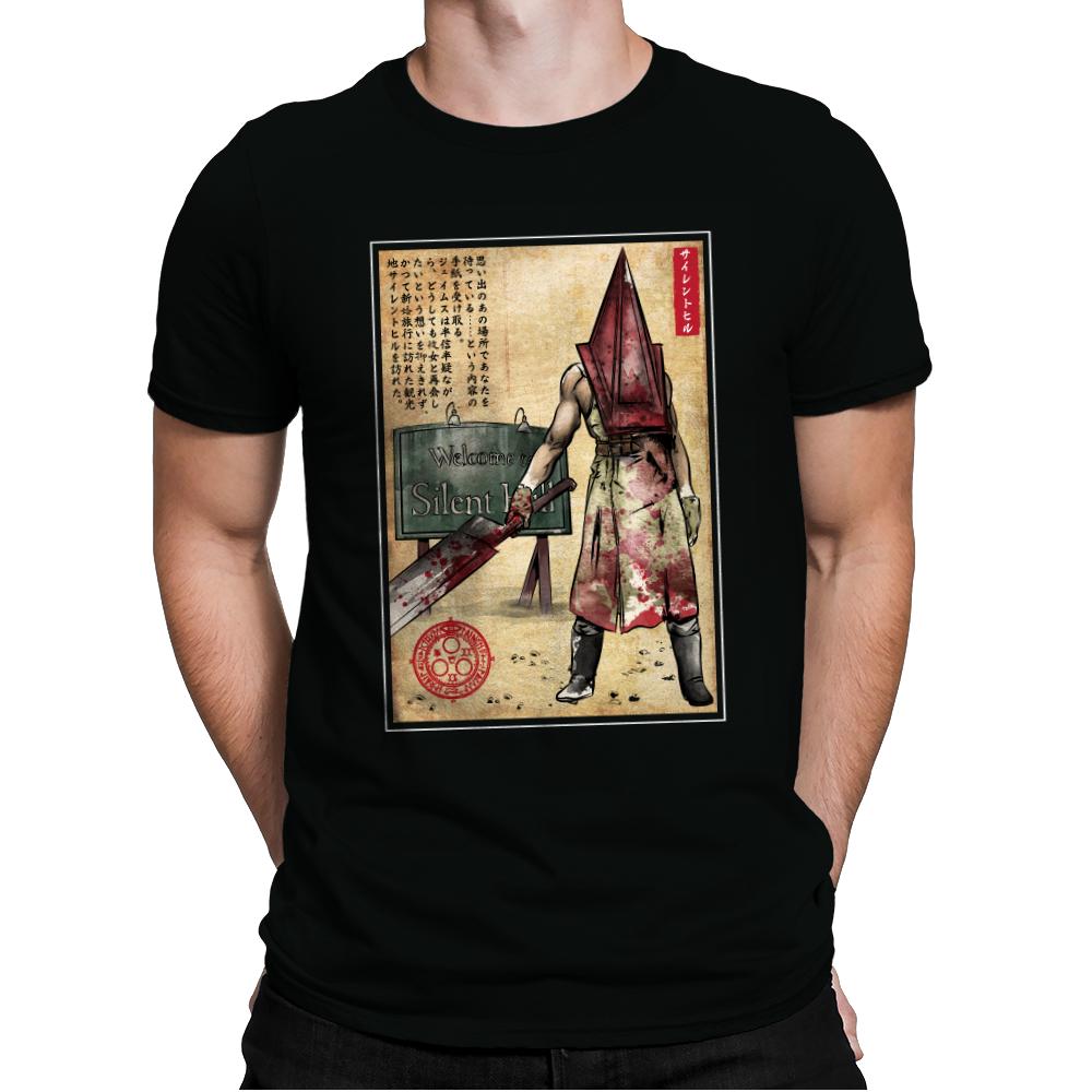 Pyramid Head Woodblock