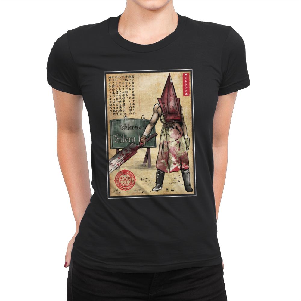 Pyramid Head Woodblock