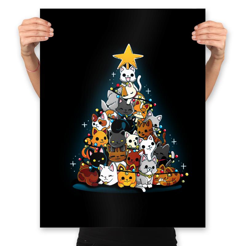 Christmas Tree Kittens