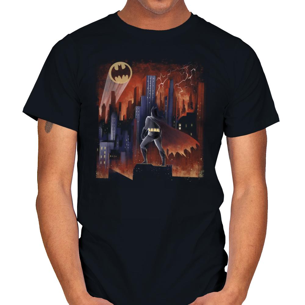 Knight Above the Sea of Buildings