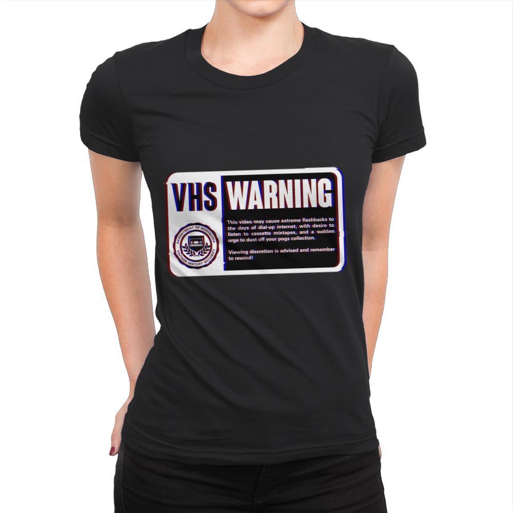 VHS Nostalgia Warning 
