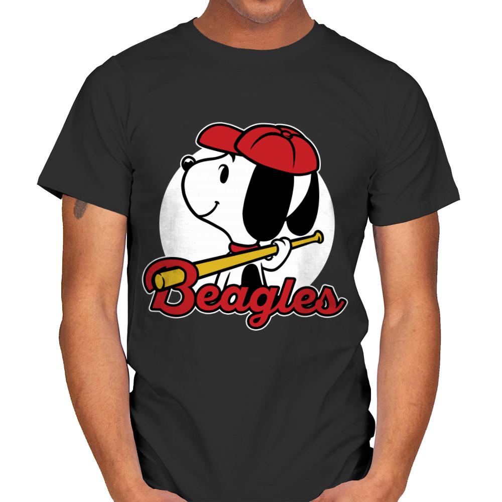 Comic Beagle Baseball