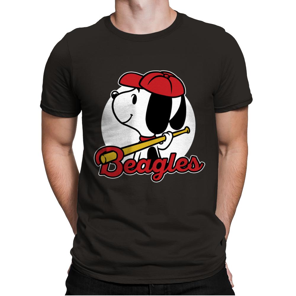 Comic Beagle Baseball