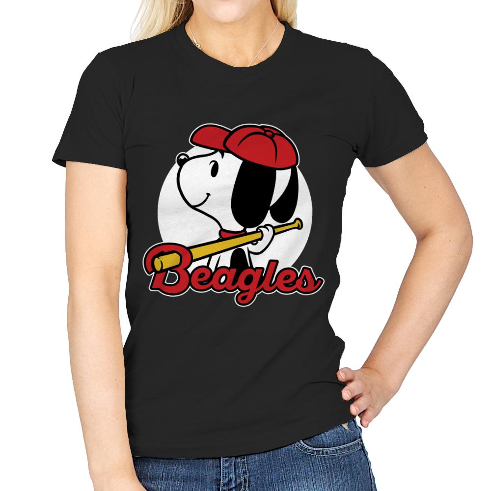 Comic Beagle Baseball
