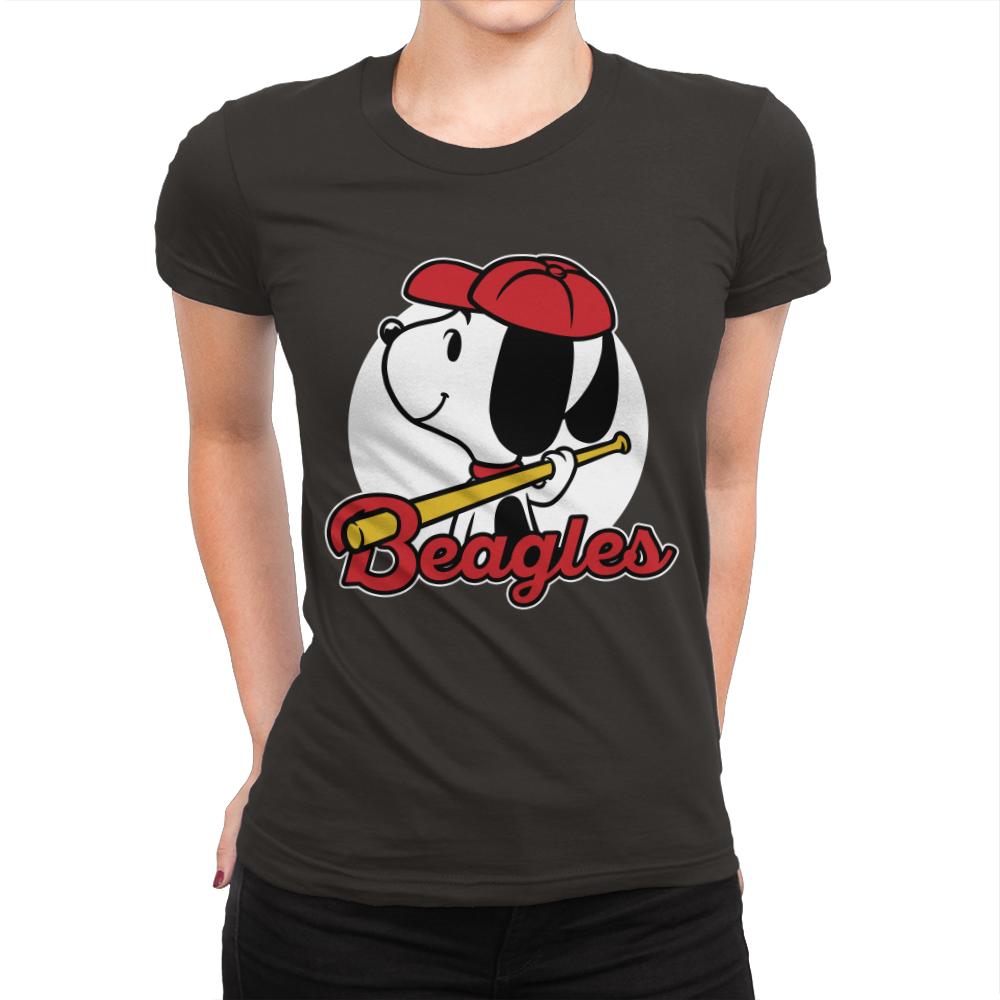 Comic Beagle Baseball