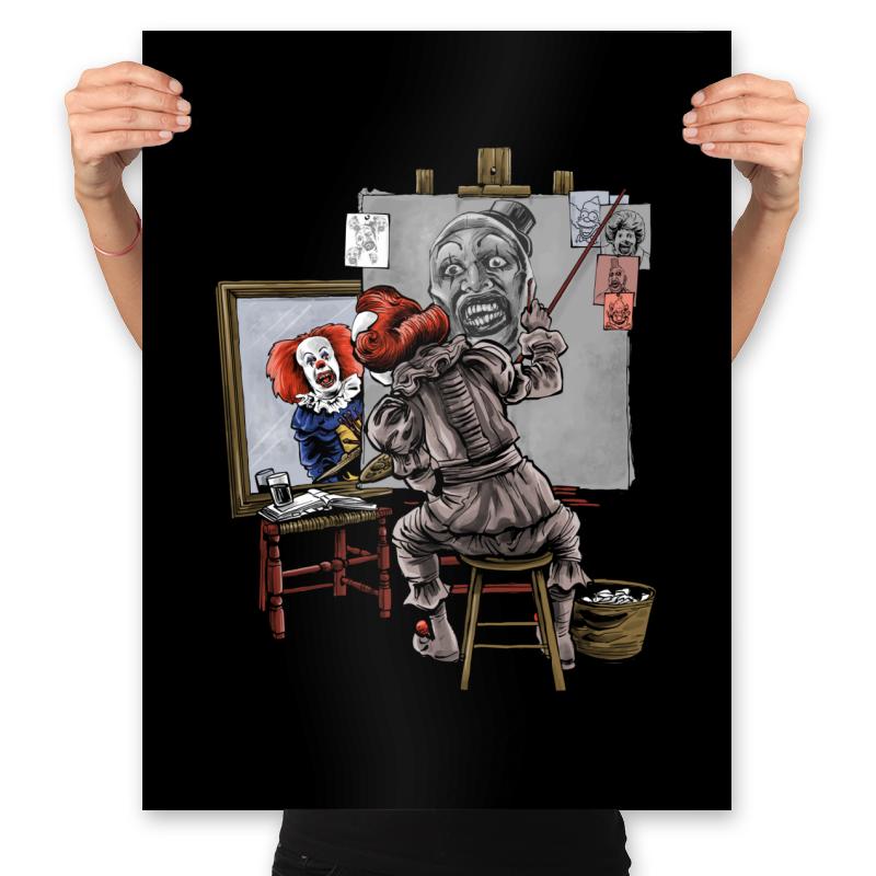 Triple Clown Portrait