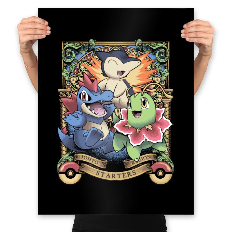 Johto Starters