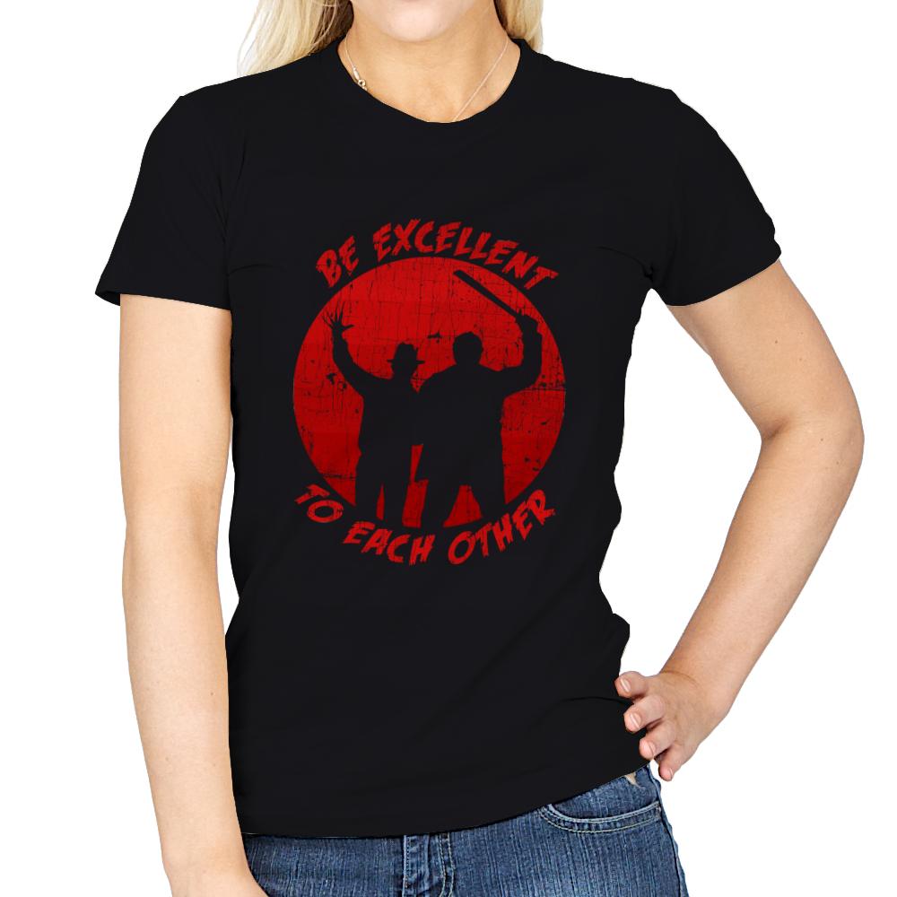 Be Excellent to each other Horror Edition