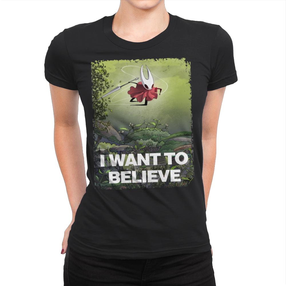 We Want to Believe