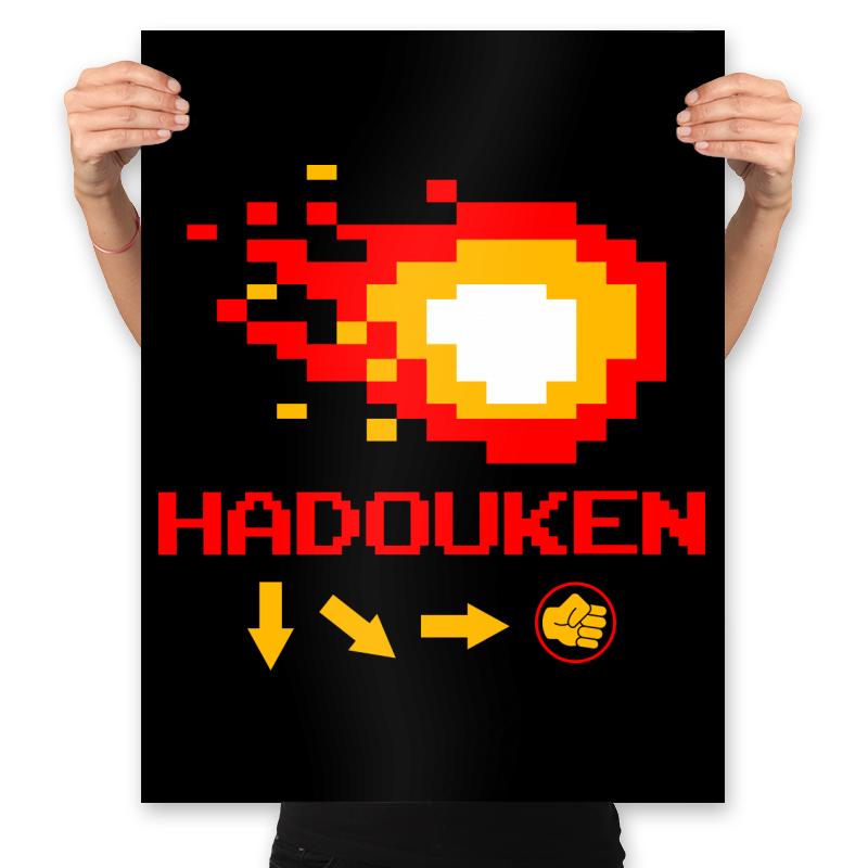 Hadouken Punch Pixel Art 