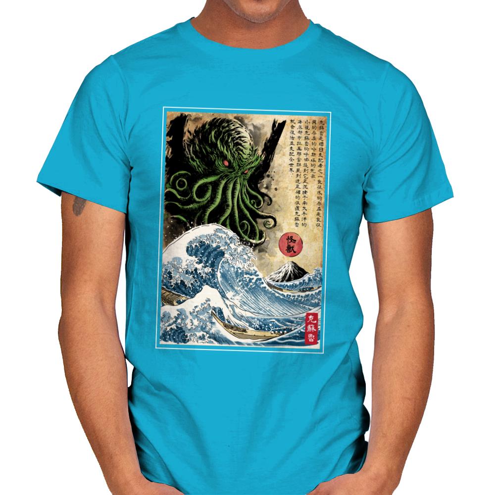 Great Cthulhu in Japan Woodblock