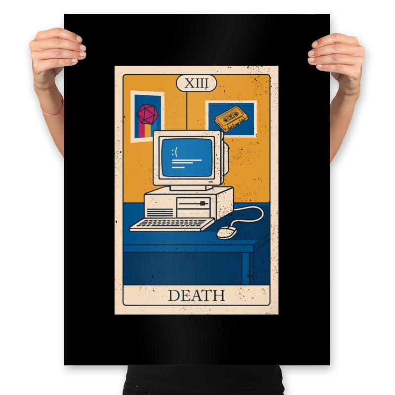 Retro Tech Tarot - Death Card