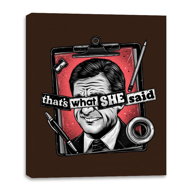 That’s what she said
