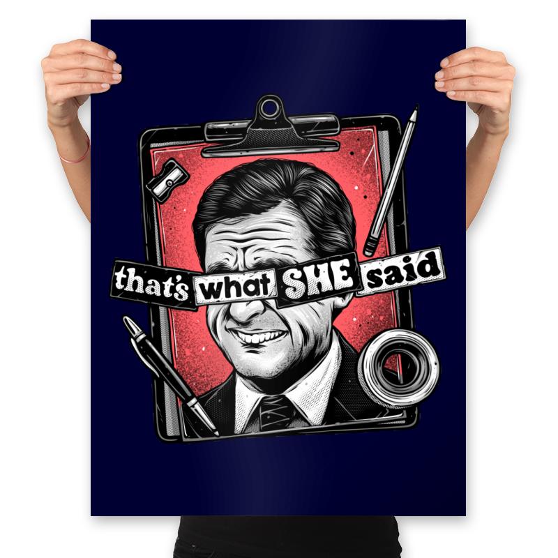That’s what she said
