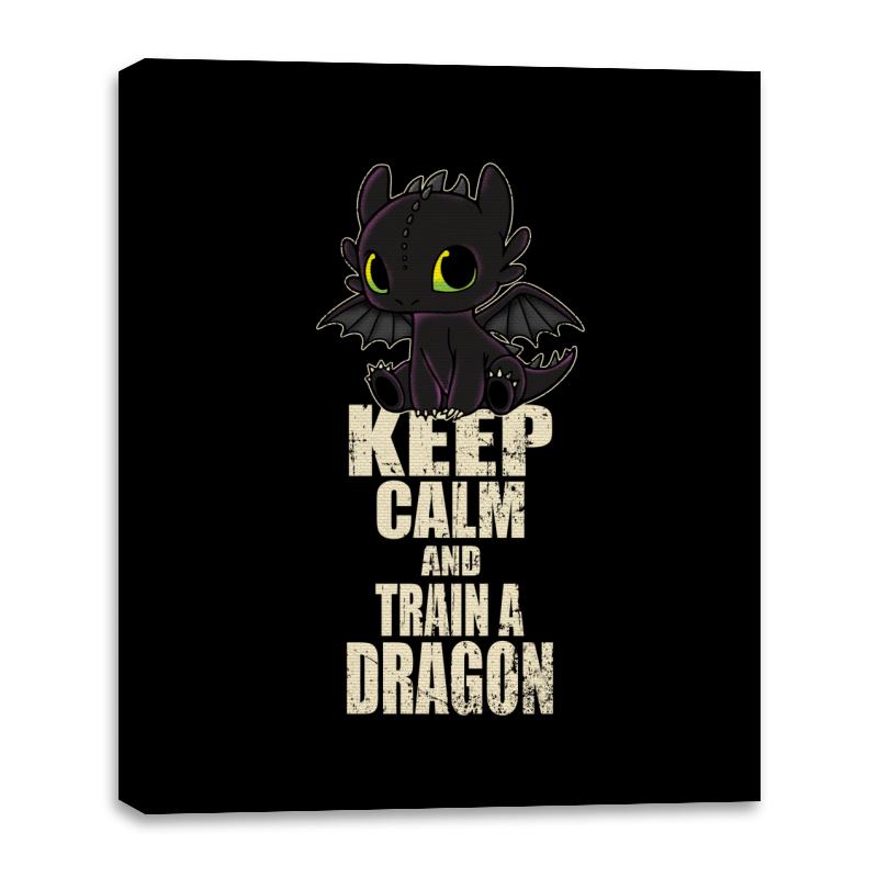 keep calm and train a dragon