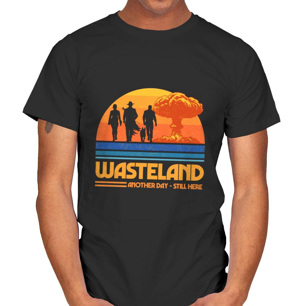 Wasteland Survivors Retro Sunset Design