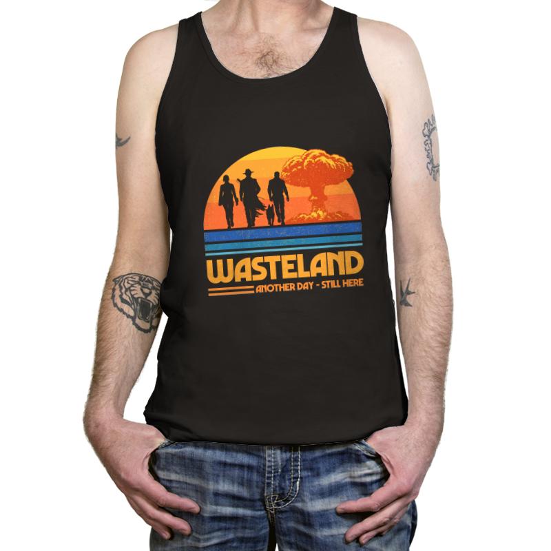 Wasteland Survivors Retro Sunset Design