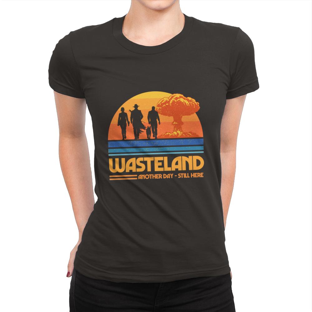 Wasteland Survivors Retro Sunset Design