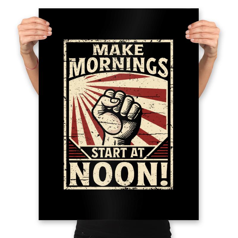 Make Mornings Start At Noon