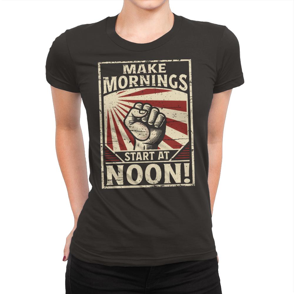 Make Mornings Start At Noon