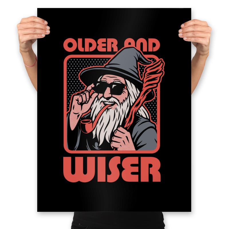 Old Wise Wizard Pop Art
