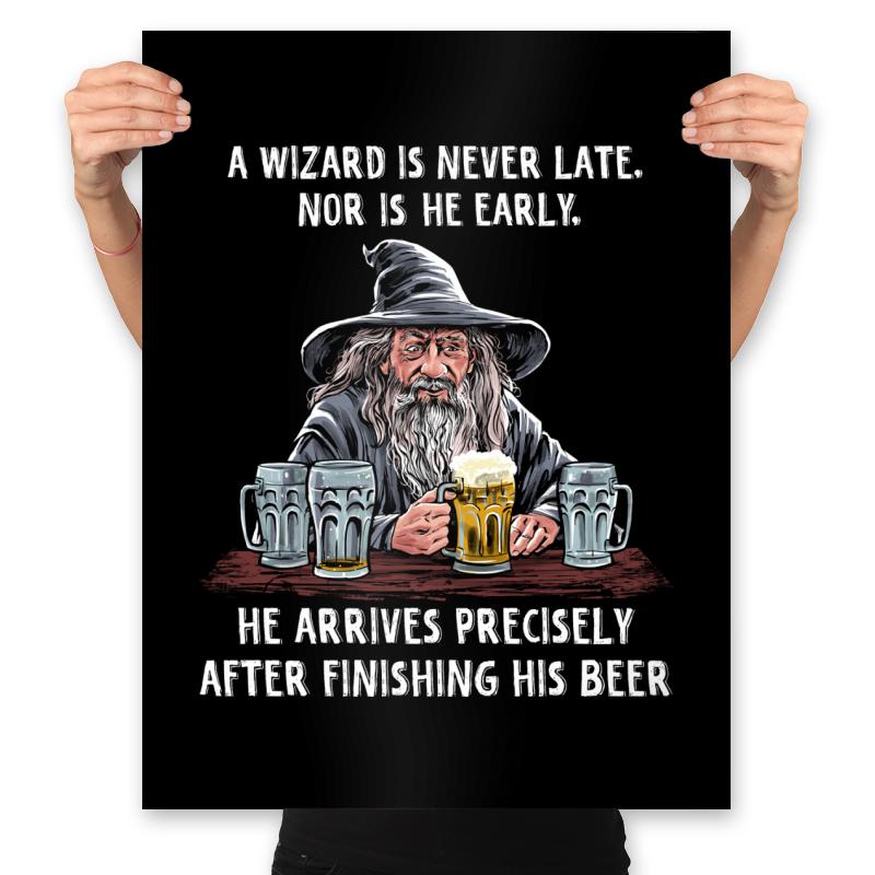 A Wizard is Never Late
