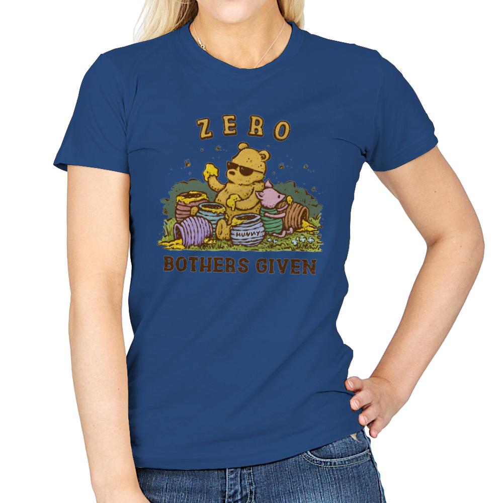 Zero Bothers Given