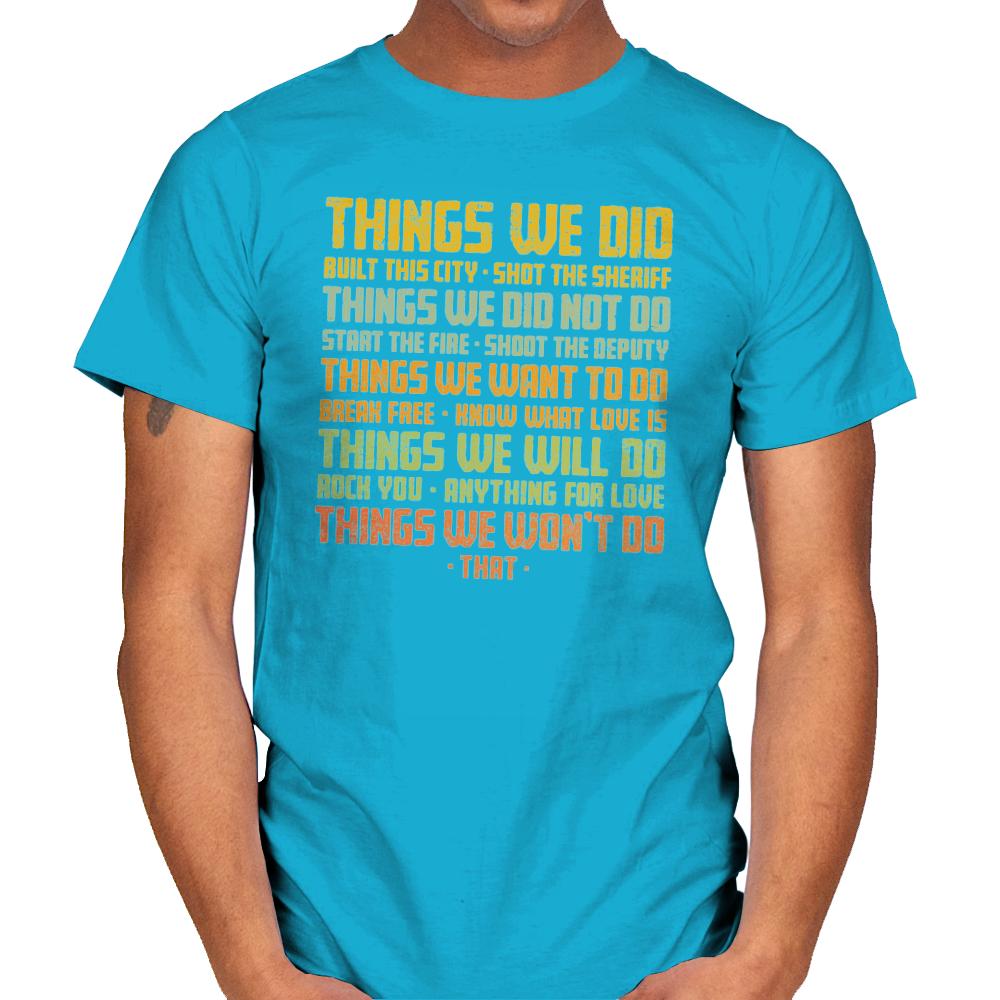 Things We Did