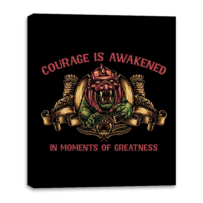 Courage is awakened