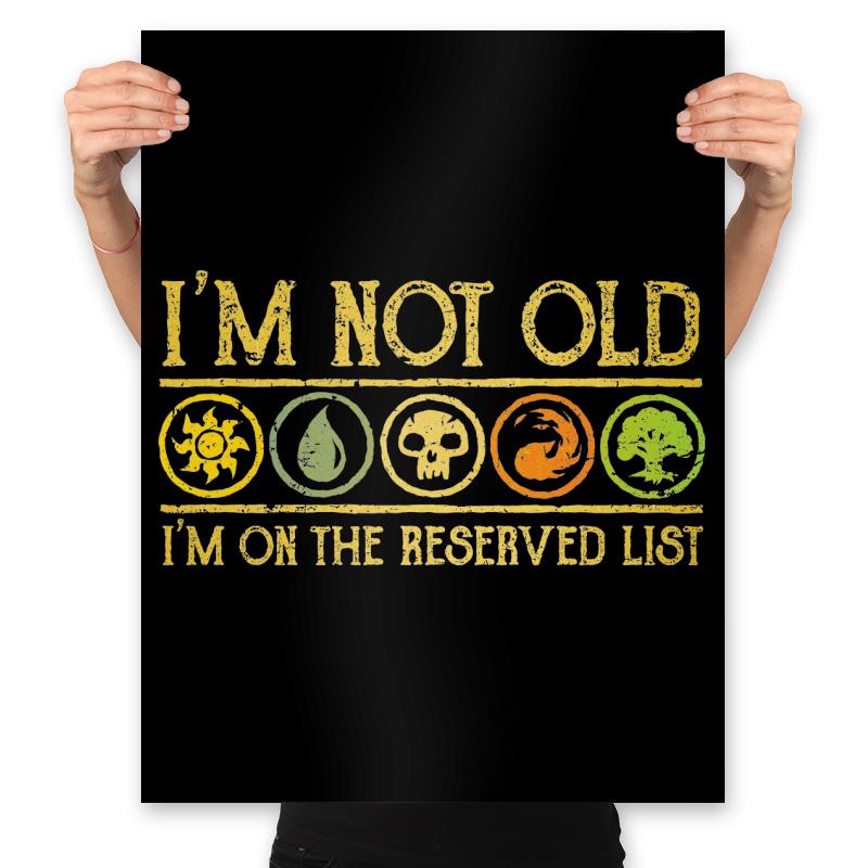 I Am On The Reserved List