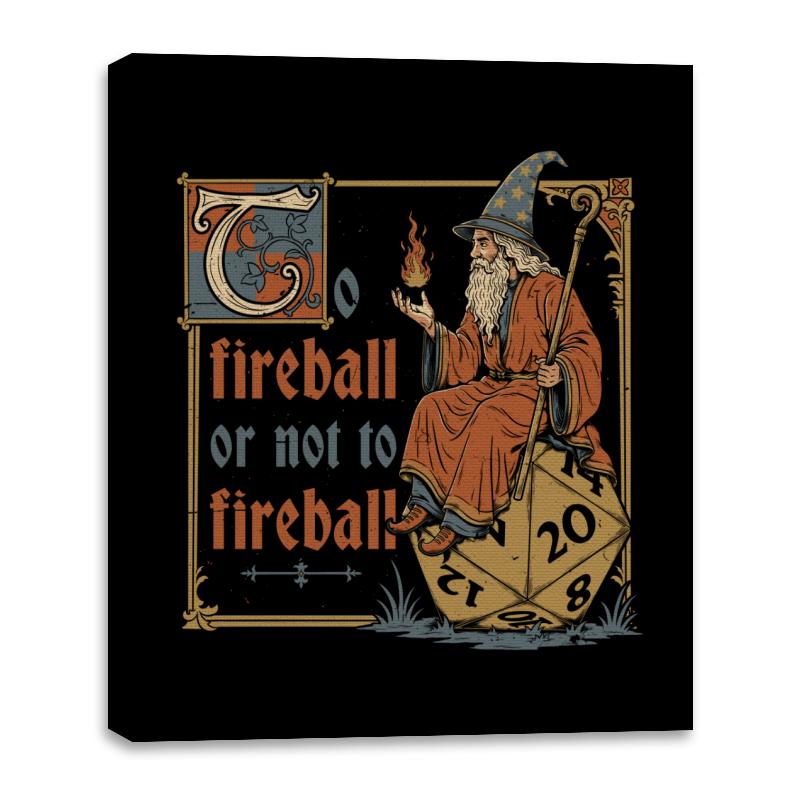 Medieval Wizard Fireball