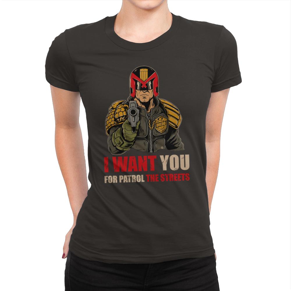 I WANT YOU FOR PATROL THE STREETS