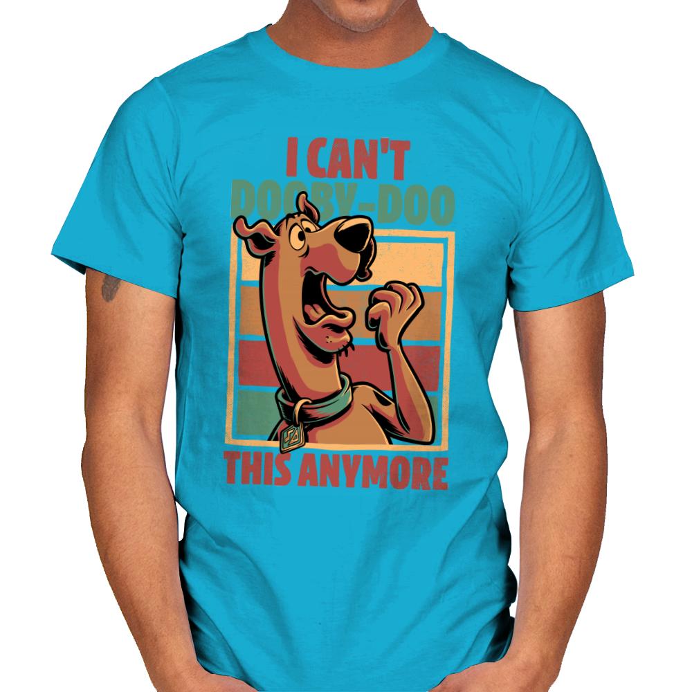 Scared Tired Cartoon Dog