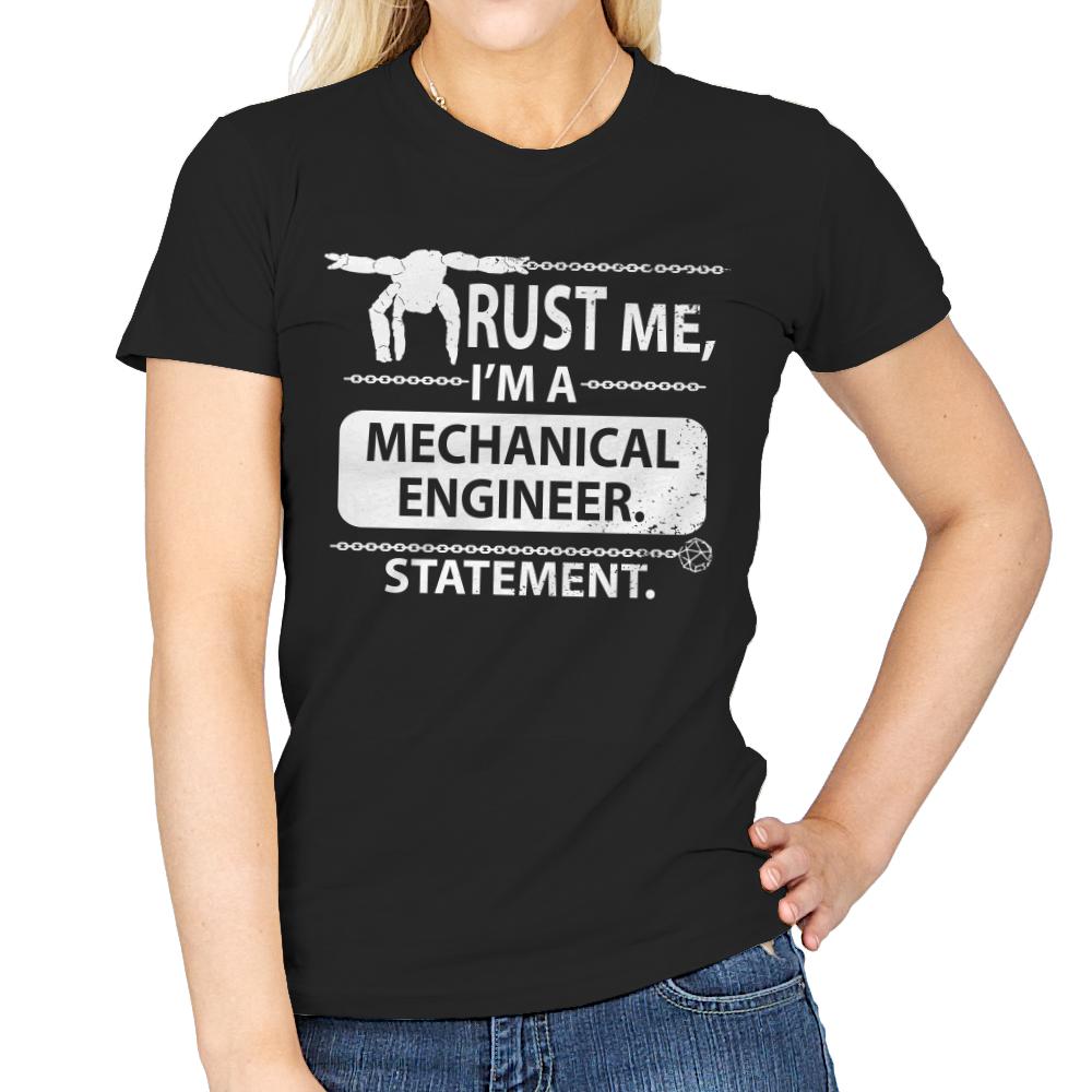 Trust Me, I'm a Mechanical Engineer
