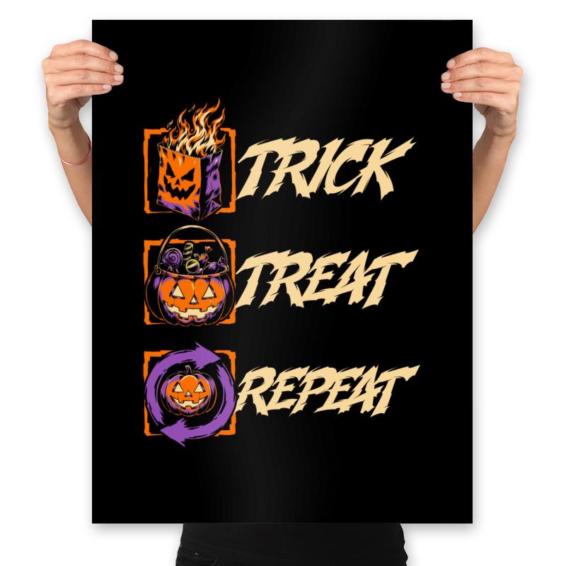 Halloween Trick Treat Repeat