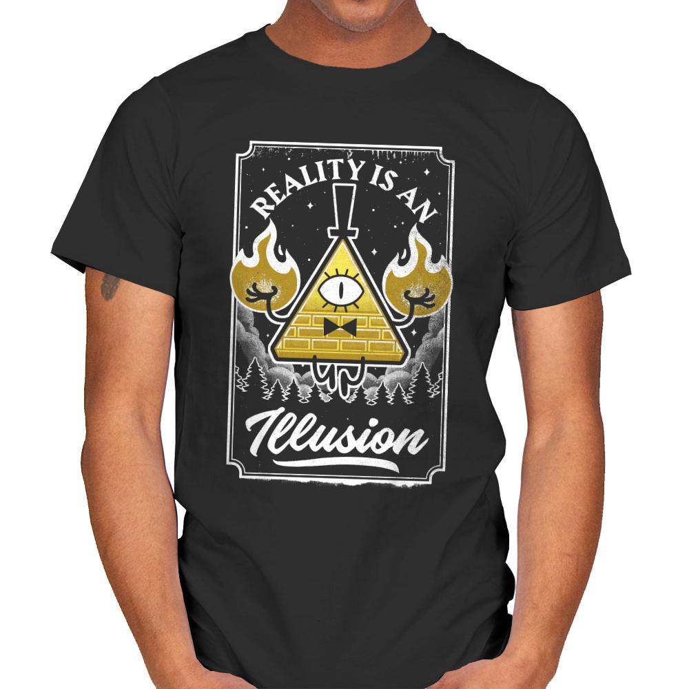 Cartoon Triangle Reality Illusion
